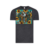 Vintage Black western faith sunflower's Vintage Tee - RanaPortraitStore