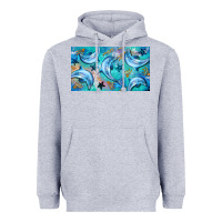 Heather Grey dolphin  mug Heavyweight Hoodie - BarkalooDesign