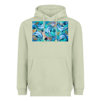 Matcha dolphin  mug Heavyweight Hoodie - BarkalooDesign