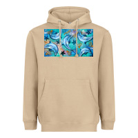 Mushroom dolphin  mug Heavyweight Hoodie - BarkalooDesign