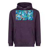 Plum dolphin  mug Heavyweight Hoodie - BarkalooDesign