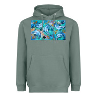 Sage dolphin  mug Heavyweight Hoodie - BarkalooDesign