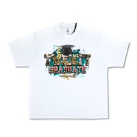 White Twenty twenty four graduate Urban Heavy Tee - CowGirlArtShop