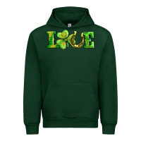 Forest Green love with horseshoe Urban Hoodie - AdoDesignShop