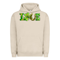 Pigment French Oak love with horseshoe Urban Hoodie - AdoDesignShop