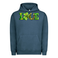 Pigment Midnight Navy love with horseshoe Urban Hoodie - AdoDesignShop