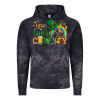 Cloud Black One lucky cowboy St. Patricks day Vintage Hoodie - HowdyJamesFarm