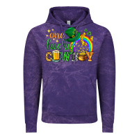 Cloud Purple One lucky cowboy St. Patricks day Vintage Hoodie - HowdyJamesFarm