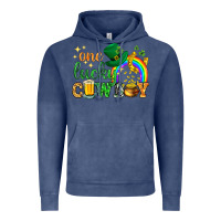 Vintage Denim One lucky cowboy St. Patricks day Vintage Hoodie - HowdyJamesFarm