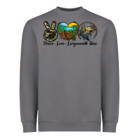 Storm peace love largemouth bass Heavyweight Sweatshirt - LillyAllenDesigns