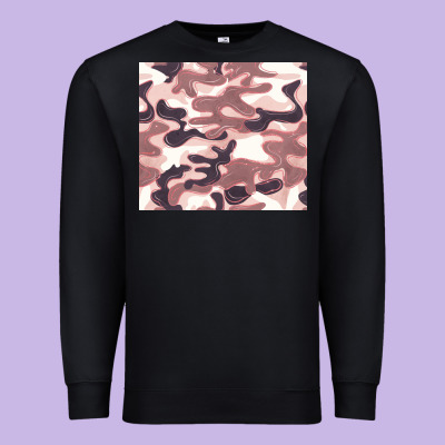 Milky Camouflage Premium Sweatshirt Designed By Barkaloodesign