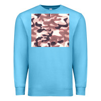 Ocean Blue milky camouflage Premium Sweatshirt - BarkalooDesign