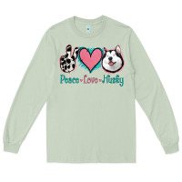 Matcha Peace Love Husky Long Sleeve Tee - Jasminsmagicworld