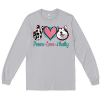 Moon Dust Peace Love Husky Long Sleeve Tee - Jasminsmagicworld