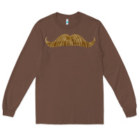 Chestnut moustache fa element Long Sleeve Tee - FaDigitalArtStudio