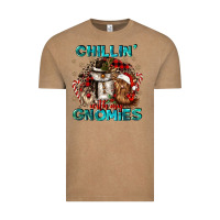 Vintage Coffee chillin with my gnomies Vintage Tee - CowGirlArtShop