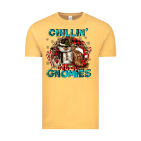 Vintage Mustard chillin with my gnomies Vintage Tee - CowGirlArtShop