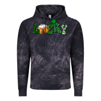 Cloud Black Lucky with beer St. Patricks day Vintage Hoodie - HowdyJamesFarm