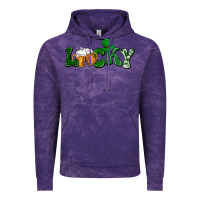 Lucky With Beer St. Patricks Day Vintage Hoodie | Teevron