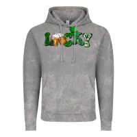 Cloud Rock Lucky with beer St. Patricks day Vintage Hoodie - HowdyJamesFarm