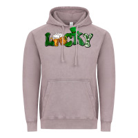 Vintage Zinc Lucky with beer St. Patricks day Vintage Hoodie - HowdyJamesFarm