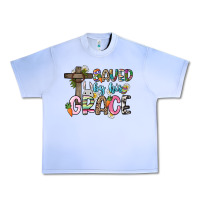 Grape Ice Saved by his grace Easter Day Urban Heavy Tee - HowdyJamesFarm