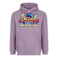 Lavender beach life Heavyweight Hoodie - BarkalooDesign
