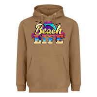 Toasted Coconut beach life Heavyweight Hoodie - BarkalooDesign