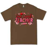 Cacao one loved teacher afro messy bun Premium Tee - texasbilliewilder