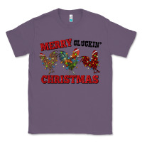 Lavender Merry Cluckin' Christmas Classic Tee - RanaPortraitStore