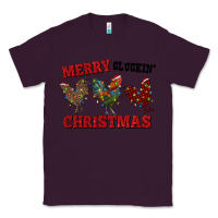 Plum Merry Cluckin' Christmas Classic Tee - RanaPortraitStore