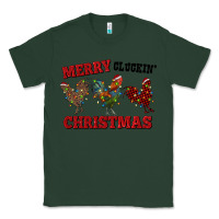Sports Green Merry Cluckin' Christmas Classic Tee - RanaPortraitStore