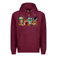 Burgundy senior 2023 graduation coffee Premium Hoodie - Jasminsmagicworld