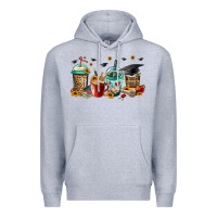 Heather Grey senior 2023 graduation coffee Premium Hoodie - Jasminsmagicworld