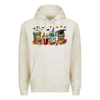 Oatmeal Heather senior 2023 graduation coffee Premium Hoodie - Jasminsmagicworld