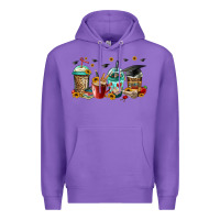 Purple senior 2023 graduation coffee Premium Hoodie - Jasminsmagicworld
