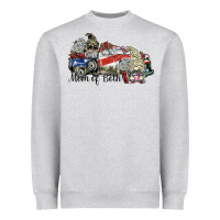 Heather Grey mom of both Heavyweight Sweatshirt - SublimationCraftShop