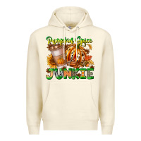Sandshell Pumpkin Spice Junkie Premium Hoodie - CowhideDigitalArt