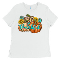 White Thankful Ladies Tee - texasbilliewilder