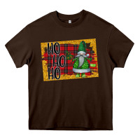 Chocolate Brown Christmas Ho Ho Ho Heavy Core Tee - Bettercallsaul