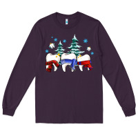 Plum dental christmas tree teeth and winter ado Long Sleeve Tee - OliviaCreatesArt