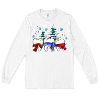 White dental christmas tree teeth and winter ado Long Sleeve Tee - OliviaCreatesArt