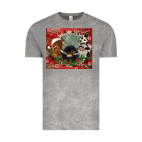 Cloud Rock christmas heifer cow  gnomies Vintage Tee - CowGirlArtShop