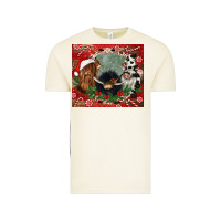 Vintage Arctic christmas heifer cow  gnomies Vintage Tee - CowGirlArtShop