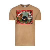 Vintage Camel christmas heifer cow  gnomies Vintage Tee - CowGirlArtShop