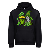Black st patricks gnome and pot of gold Urban Hoodie - AdoDesignShop