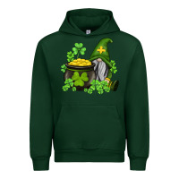 Forest Green st patricks gnome and pot of gold Urban Hoodie - AdoDesignShop