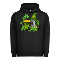 Pigment Black st patricks gnome and pot of gold Urban Hoodie - AdoDesignShop