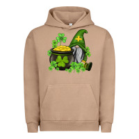 Pigment Burro st patricks gnome and pot of gold Urban Hoodie - AdoDesignShop