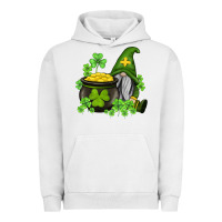 Pigment Lunar Rock st patricks gnome and pot of gold Urban Hoodie - AdoDesignShop